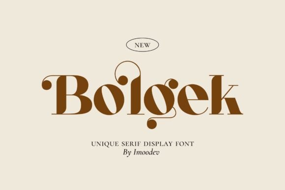 Bolgek Font - Featured Image