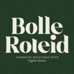 Bolle Roteid Font - Featured Image