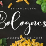 Bolognese Font - Featured Image