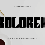 Bolorek Font - Featured Image
