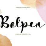 Bolpen Font - Featured Image
