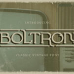 Boltron Font - Featured Image