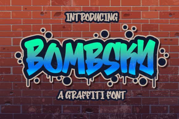 Bombsky Font - Featured Image