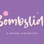 Bombslide Font - Featured Image