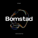 Bomstad Font - Featured Image
