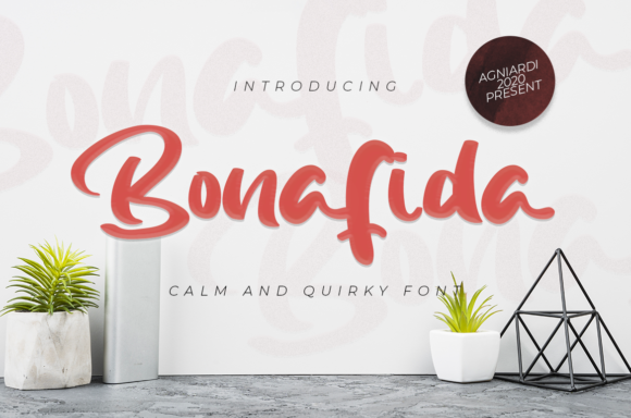 Bonafida Font - Featured Image