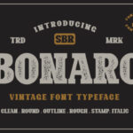 Bonaro Family Font - Featured Image