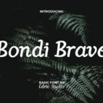 Bondi Brave Font - Featured Image