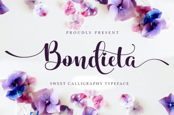 Bondieta Script Font - Featured Image