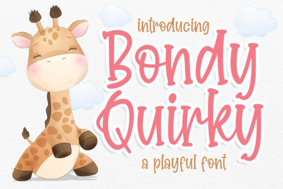 Bondy Quirky Font - Featured Image