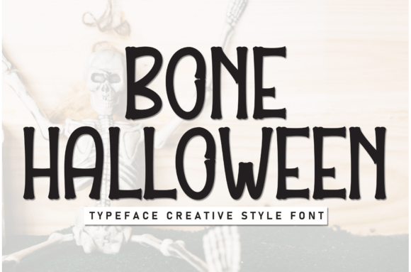 Bone Halloween Font - Featured Image