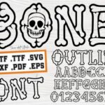 Bone Outline Font - Featured Image