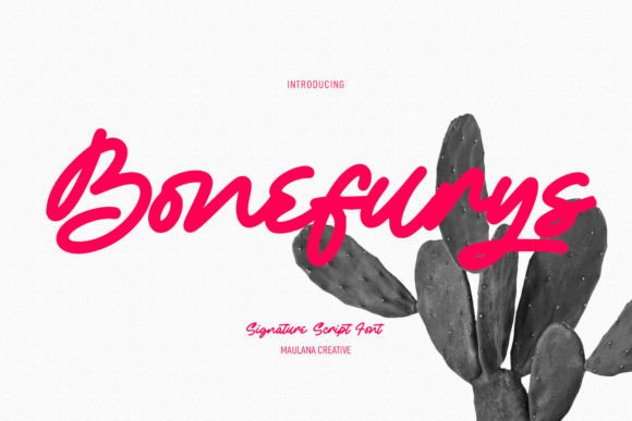 Bonefurys Font - Featured Image