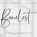 Bonelest Font - Featured Image