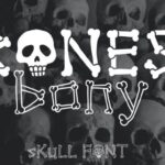 Bones Bony Font - Featured Image