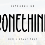Bonethink Font - Featured Image