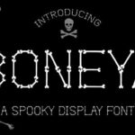 Boneya Font - Featured Image
