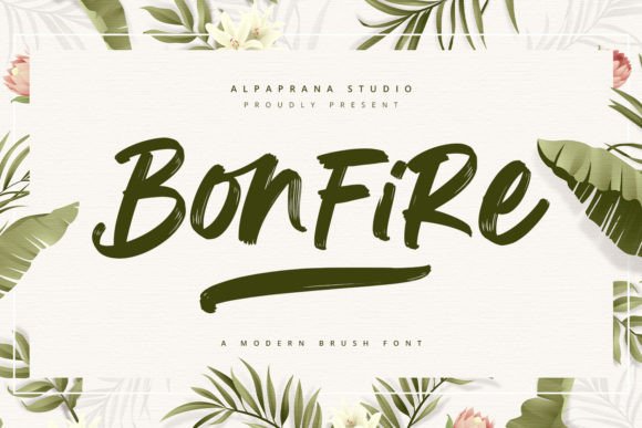 Bonfire Font - Featured Image
