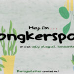 Bongkerspop Font - Featured Image