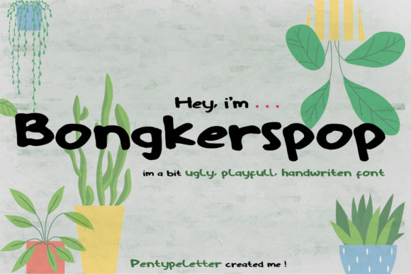 Bongkerspop Font - Featured Image