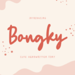 Bongky Font - Featured Image