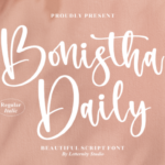 Bonistha Daily Font - Featured Image