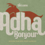 Bonjour Adha Font - Featured Image