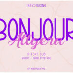 Bonjour Allgera Duo Font - Featured Image