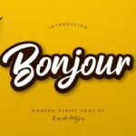 Bonjour Font - Featured Image