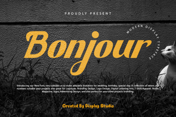 Bonjour Font - Featured Image