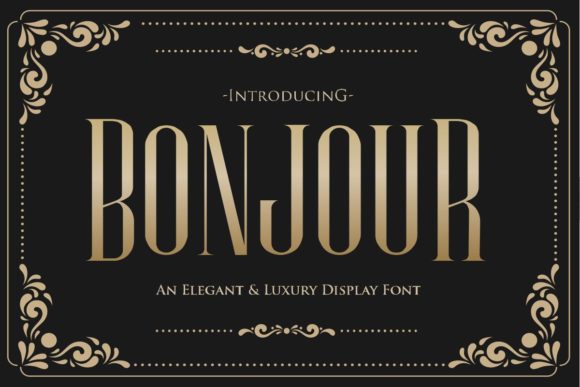 Bonjour Font - Featured Image