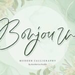 Bonjourno Font - Featured Image