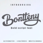 Bontteny Font - Featured Image