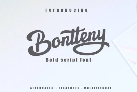 Bontteny Font - Featured Image