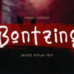 Bontzing Font - Featured Image