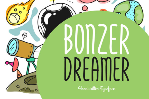 Bonzer Dreamer Font - Featured Image