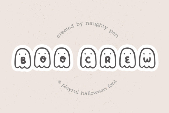 Boo Crew Halloween Font - Featured Image