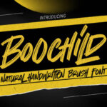Boochild Font - Featured Image