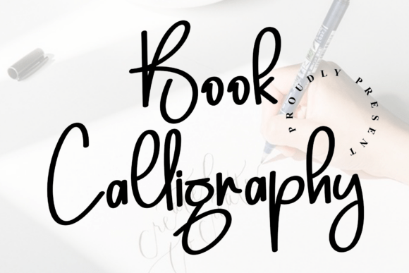 Book Calligraphy Font - Featured Image