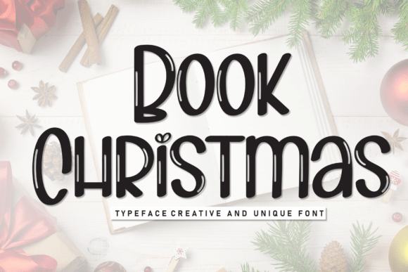 Book Christmas Font - Featured Image