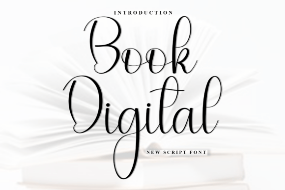 Book Digital Font - Featured Image
