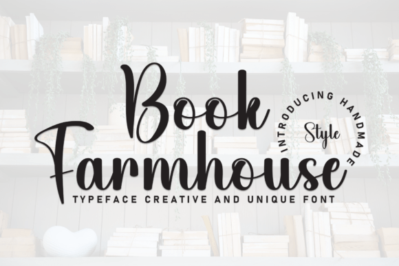 Book Farmhouse Font - Featured Image