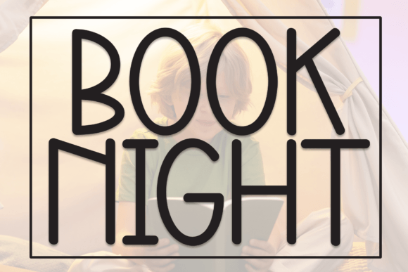 Book Night Font - Featured Image