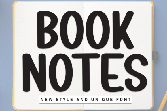 Book Notes Font - Featured Image