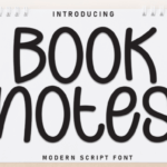 Book Notes Font - Featured Image