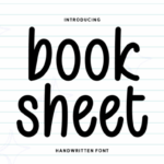 Book Sheet Font - Featured Image