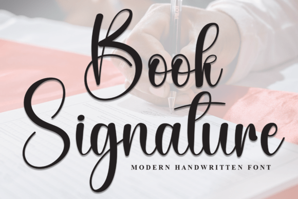 Book Signature Font - Featured Image