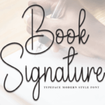 Book Signature Font - Featured Image
