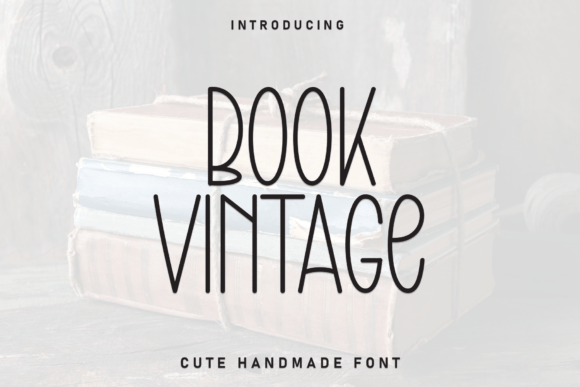 Book Vintage Font - Featured Image