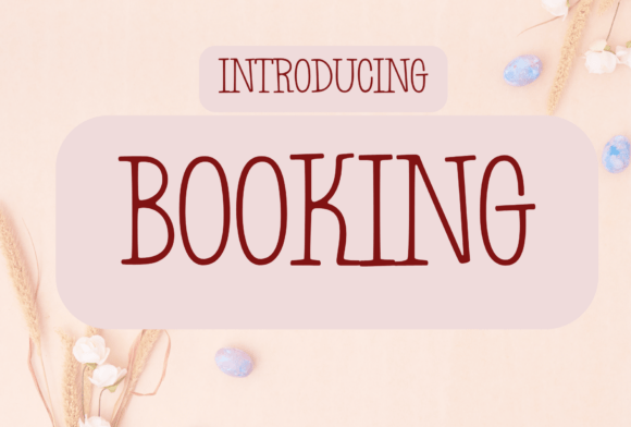 Booking Font - Featured Image